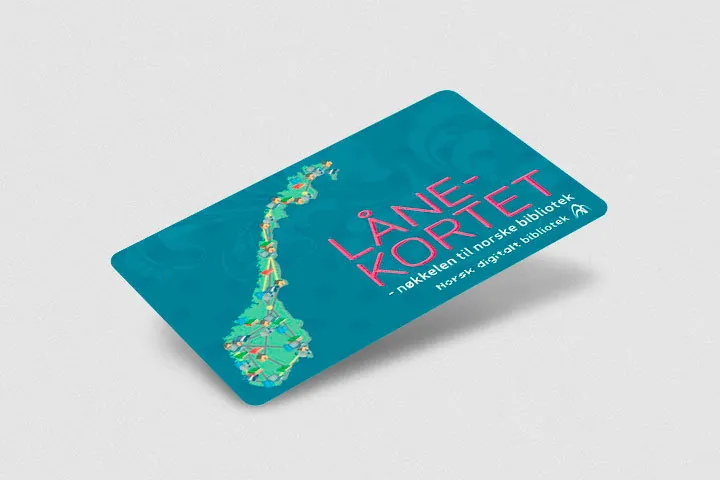 Norwegian national library card