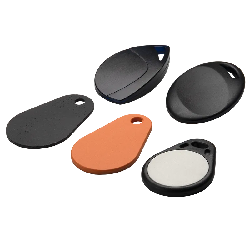 RFID key fobs in various colours